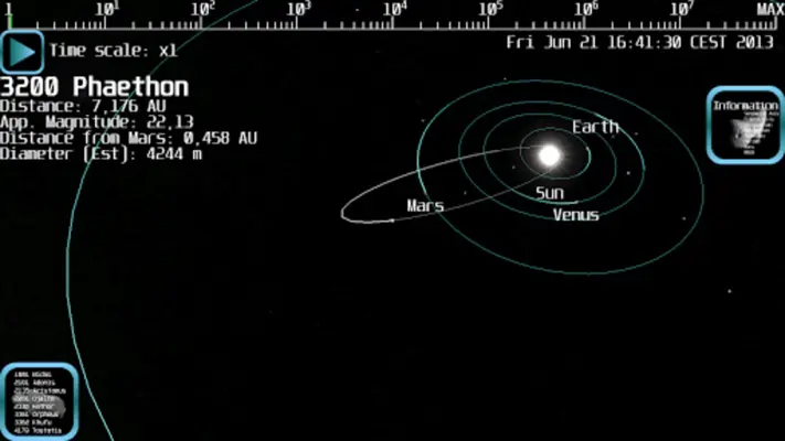 Asteroid Watch Lite android App screenshot 2